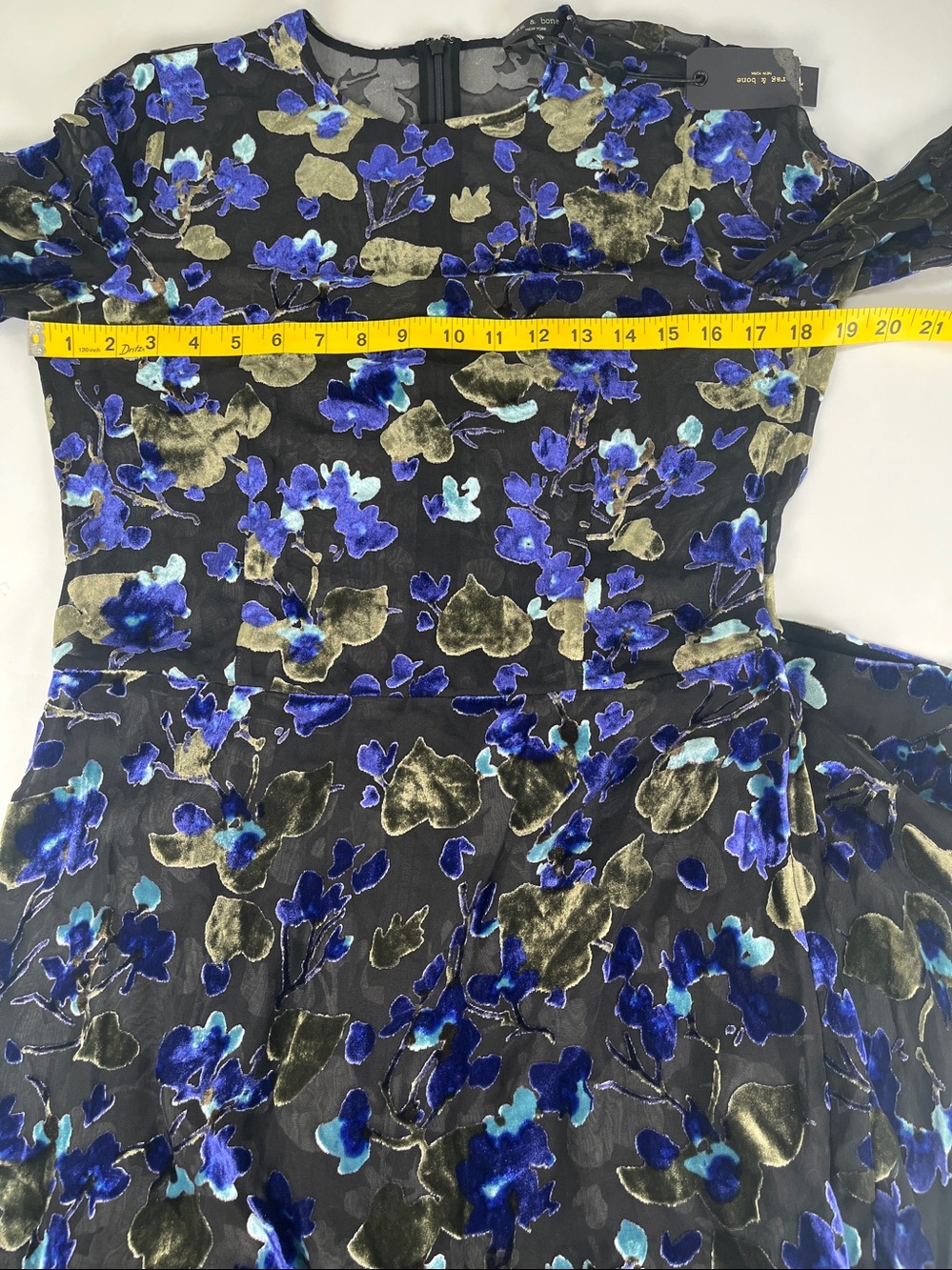 Rag & Bone Sheer GIGI Column MIDI Dress Sz M 6/8 See Pics - Picture 6 of 15